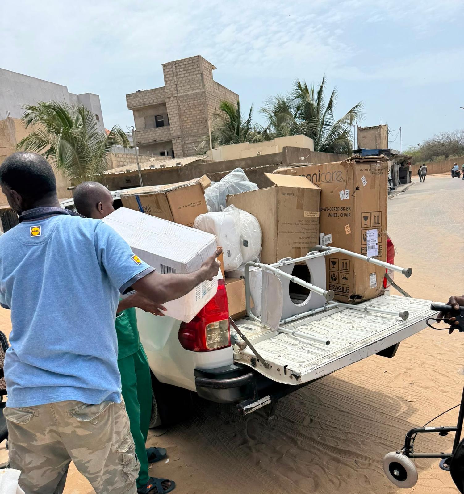Equipment and supplies reaching communities in need